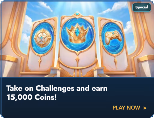 Baner nagród za wyzwania Casea Casino